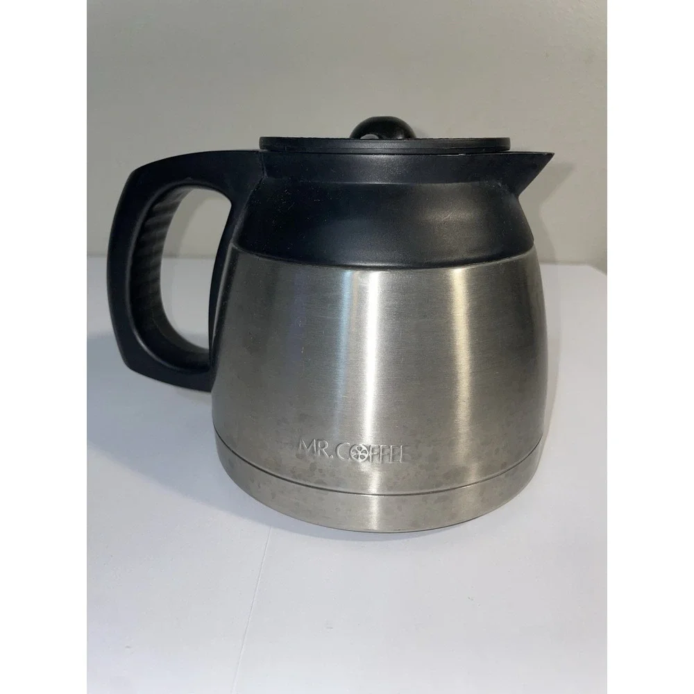 Mr. Coffee Stainless Steel Thermal 8 Cup Replacement Carafe Coffee Pot with lid‎